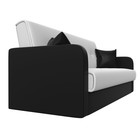 Прямой диван «Надежда», механизм книжка, экокожа, цвет белый / чёрный - Фото 3