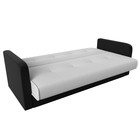 Прямой диван «Надежда», механизм книжка, экокожа, цвет белый / чёрный - Фото 6