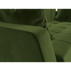 Диван прямой «Малютка», механизм раскладушка, микровельвет, цвет зелёный - Фото 4