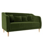 Кухонный диван «Киото», без механизма, микровельвет, цвет зелёный - Фото 1