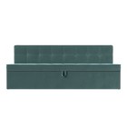 Кухонный диван «Техас», механизм дельфин, велюр, цвет бирюзовый - Фото 2