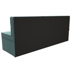 Кухонный диван «Техас», механизм дельфин, велюр, цвет бирюзовый - Фото 7