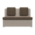 Кухонный диван «Маккон», 2-х местный, без механизма, рогожка, цвет коричневый / бежевый - Фото 2