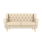 Прямой диван «Брайтон 2 Люкс», без механизма, экокожа, цвет бежевый - Фото 2