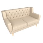 Прямой диван «Брайтон 2 Люкс», без механизма, экокожа, цвет бежевый - Фото 4