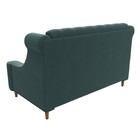Прямой диван «Бронкс», без механизма, велюр, цвет бирюзовый, кант бежевый - Фото 6