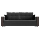 Прямой диван «Валенсия Лайт», механизм еврокнижка, велюр, цвет серый - Фото 2