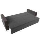 Прямой диван «Валенсия Лайт», механизм еврокнижка, велюр, цвет серый - Фото 8