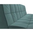 Прямой диван «Винсент», механизм книжка, велюр, цвет бирюзовый - Фото 4