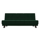 Прямой диван «Винсент», механизм книжка, велюр, цвет зелёный - Фото 5