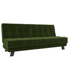 Прямой диван «Винсент», механизм книжка, микровельвет, цвет зелёный - Фото 1
