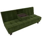 Прямой диван «Винсент», механизм книжка, микровельвет, цвет зелёный - Фото 6