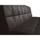 Прямой диван «Винсент», механизм книжка, экокожа, цвет коричневый - Фото 4