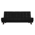 Прямой диван «Винсент», механизм книжка, экокожа, цвет чёрный - Фото 5