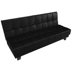 Прямой диван «Винсент», механизм книжка, экокожа, цвет чёрный - Фото 7