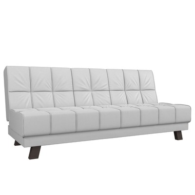 Прямой диван «Винсент», механизм книжка, экокожа, цвет белый