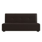 Прямой диван «Зиммер», механизм книжка, экокожа, цвет коричневый - Фото 2
