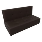 Прямой диван «Зиммер», механизм книжка, экокожа, цвет коричневый - Фото 5