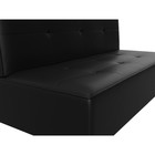 Прямой диван «Зиммер», механизм книжка, экокожа, цвет чёрный - Фото 4