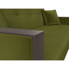 Прямой диван «Валенсия», механизм книжка, микровельвет, цвет зелёный - Фото 2