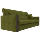 Прямой диван «Валенсия», механизм книжка, микровельвет, цвет зелёный - Фото 3