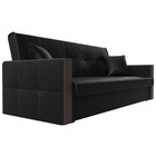 Прямой диван «Валенсия», механизм книжка, экокожа, цвет чёрный - Фото 4