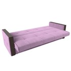 Прямой диван «Валенсия», механизм книжка, микровельвет, цвет сиреневый - Фото 7