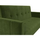 Прямой диван «Вест», механизм книжка, микровельвет, цвет зелёный - Фото 4