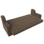 Прямой диван «Сенатор», механизм книжка, рогожка, цвет коричневый - Фото 7
