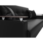 Прямой диван «Сенатор», механизм книжка, экокожа, цвет чёрный - Фото 4