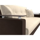 Прямой диван «Сенатор», механизм книжка, микровельвет, цвет бежевый / коричневый - Фото 4