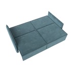 Прямой диван «Либерти», механизм еврокнижка, велюр, цвет бирюзовый - Фото 2