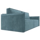 Прямой диван «Либерти», механизм еврокнижка, велюр, цвет бирюзовый - Фото 9