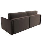 Прямой диван «Либерти», механизм еврокнижка, велюр, цвет коричневый - Фото 6