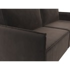 Прямой диван «Либерти», механизм еврокнижка, велюр, цвет коричневый - Фото 8