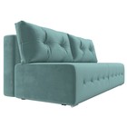 Прямой диван «Лондон», механизм еврокнижка, велюр, цвет бирюзовый - Фото 3