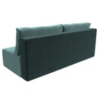 Прямой диван «Лондон», механизм еврокнижка, велюр, цвет бирюзовый - Фото 6