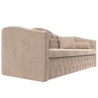 Диван прямой «Мечта», механизм дельфин, велюр, цвет бежевый - Фото 3