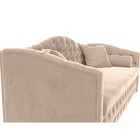 Диван прямой «Мечта», механизм дельфин, велюр, цвет бежевый - Фото 4