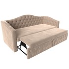 Диван прямой «Мечта», механизм дельфин, велюр, цвет бежевый - Фото 6