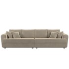 Прямой диван «Милтон», механизм еврокнижка, микровельвет, цвет бежевый - Фото 2