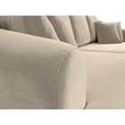 Прямой диван «Милтон», механизм еврокнижка, микровельвет, цвет бежевый - Фото 4