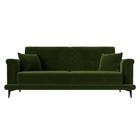 Прямой диван «Неаполь», механизм книжка, микровельвет, цвет зелёный - Фото 2
