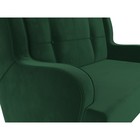 Прямой диван «Неаполь», 2-х местный, без механизма, велюр, цвет зелёный - Фото 4
