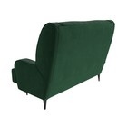 Прямой диван «Неаполь», 2-х местный, без механизма, велюр, цвет зелёный - Фото 6