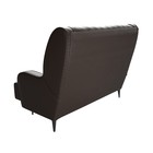Прямой диван «Неаполь», 2-х местный, без механизма, экокожа, цвет коричневый - Фото 6