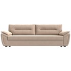 Прямой диван «Нэстор Лайт», механизм еврокнижка, велюр, цвет бежевый - Фото 2