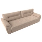 Прямой диван «Нэстор Лайт», механизм еврокнижка, велюр, цвет бежевый - Фото 5