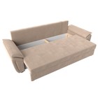 Прямой диван «Нэстор Лайт», механизм еврокнижка, велюр, цвет бежевый - Фото 7