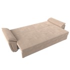 Прямой диван «Нэстор Лайт», механизм еврокнижка, велюр, цвет бежевый - Фото 8